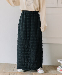 POU DOU DOU | ダブルフリルレーススカート(スカート)