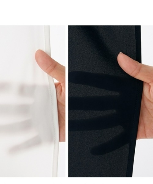 7days Life Styling(セブンデイズライフスタイリング)の「【UVカット/速乾】ストレッチパウダーサテン配色ブラウス(シャツ/ブラウス・レディース・オフホワイト/グレイッシュベージュ/サックスブルー・S/M/L/LL/3L/4L)」の16枚目の写真