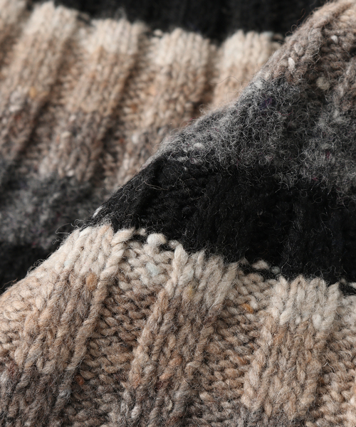 ERLビーニー ERL（イーアールエル）の「【ERL / イーアールエル】UNISEX WOOL