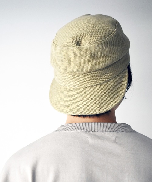 DIET BUTCHER(ダイエットブッチャー)の「DIET BUTCHER/ダイエットブッチャー coffeebagcloth marinework cap キャップ(キャップ・メンズ・ナチュラル・FREE)」の3枚目の写真