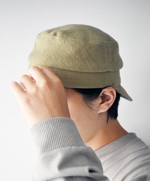 DIET BUTCHER(ダイエットブッチャー)の「DIET BUTCHER/ダイエットブッチャー coffeebagcloth marinework cap キャップ(キャップ・メンズ・ナチュラル・FREE)」の4枚目の写真