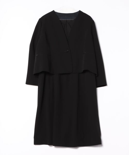 ワンピースアンサンブル【ブラックフォーマル】（ワンピース）｜Leilian（レリアン）