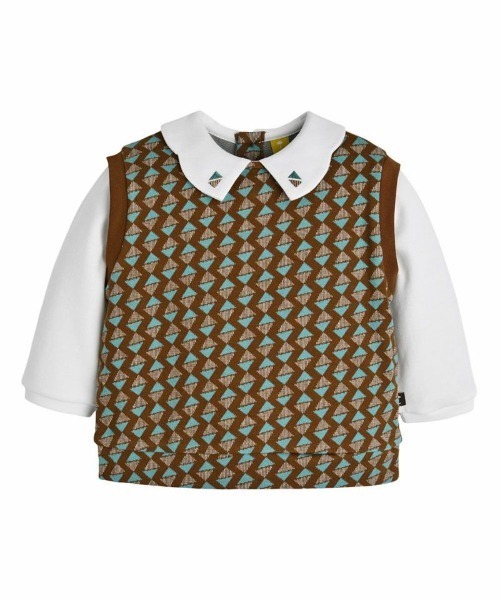 モイモルン　セットアップ　100cm moimoln（モイモルン）の「セットアップオープンブック5分丈