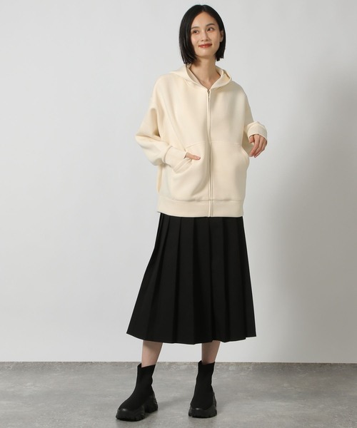 LAKOLE（ラコレ）の「ダンボールZIPパーカー / 147169（パーカー・レディース・サンドグレー/ブラック/アイボリー・FREE）」の15枚目の写真