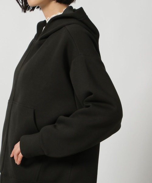 LAKOLE（ラコレ）の「ダンボールZIPパーカー / 147169（パーカー・レディース・サンドグレー/ブラック/アイボリー・FREE）」の21枚目の写真