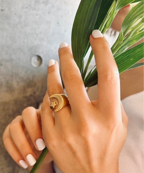 ciite'（シーテ）の「シルキームーンスター リング（リング・レディース・ゴールド/シルバー・FREE）」の8枚目の写真