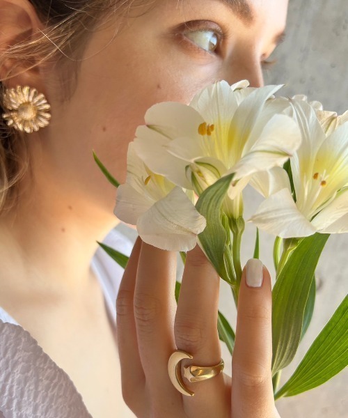 ciite'（シーテ）の「シルキームーンスター リング（リング・レディース・ゴールド/シルバー・FREE）」の9枚目の写真