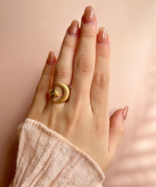 ciite'（シーテ）の「シルキームーンスター リング（リング・レディース・ゴールド/シルバー・FREE）」の13枚目の写真