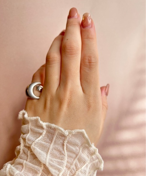 ciite'（シーテ）の「シルキームーンスター リング（リング・レディース・ゴールド/シルバー・FREE）」の16枚目の写真