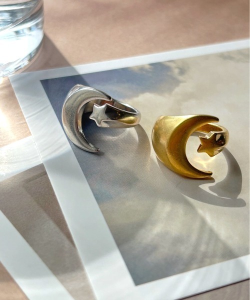 ciite'（シーテ）の「シルキームーンスター リング（リング・レディース・ゴールド/シルバー・FREE）」の17枚目の写真