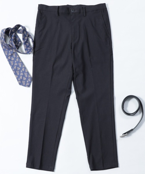 NYLAUS(ナイラス)の「スーパーストレッチ テーパードスラックス(スラックス・メンズ・ベージュ/ブラック/チャコール/ネイビー・L/M/S/3L/LL)」の2枚目の写真