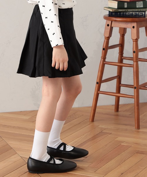 FOUND GOOD（ファウンドグッド）の「G/プリーツミニSK（スカート・キッズ・グレー系2/ブラック/ブラウン系5/ネイビー・110cm/140cm/130cm/150cm/120cm）」の16枚目の写真