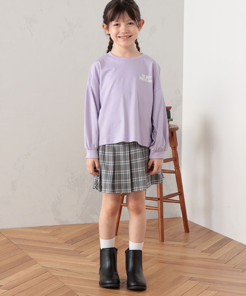 FOUND GOOD（ファウンドグッド）の「G/プリーツミニSK（スカート・キッズ・グレー系2/ブラック/ブラウン系5/ネイビー・110cm/140cm/130cm/150cm/120cm）」の18枚目の写真