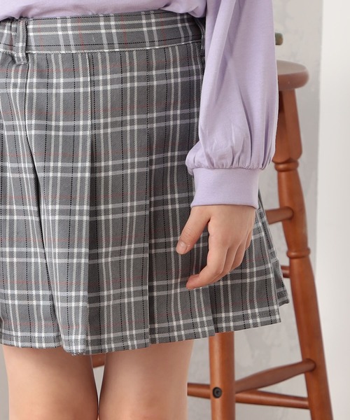 FOUND GOOD（ファウンドグッド）の「G/プリーツミニSK（スカート・キッズ・グレー系2/ブラック/ブラウン系5/ネイビー・110cm/140cm/130cm/150cm/120cm）」の5枚目の写真