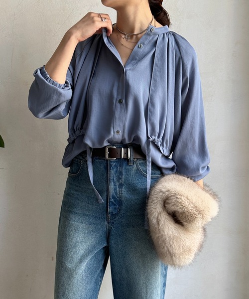 【セール】【WEB限定】オーバーヨウクブラウス（シャツ/ブラウス）｜DouDou（ドゥドゥ）