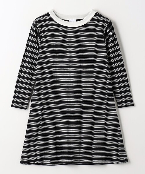 MILLER（ミラー）の「【別注】＜Robert P. Miller＞TJ ボーダー ワンピース / キッズ  100cm-130cm（ワンピース・キッズ・ブラック/レッド/ケリーグリーン・100cm/120cm/130cm/110cm）」の12枚目の写真