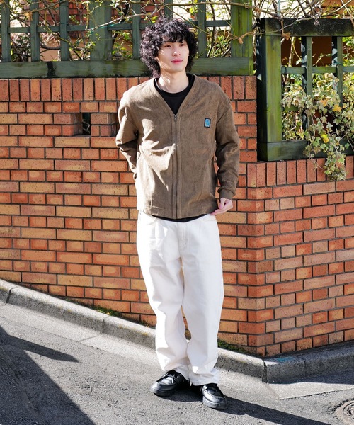 TCSS（ティーシーエスエス）の「CARDIGAN/Critical Slide(TCSS)/クリティカルスライド(ティーシーエスエス)パイル素材ジップアップカーディガン（カーディガン/ボレロ・メンズ・ネイビー/カーキ・X-LARGE/LARGE/MEDIUM）」の3枚目の写真