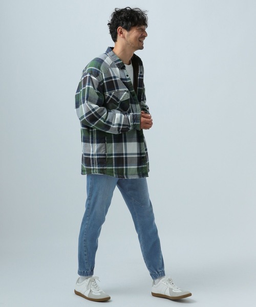 BAYFLOW（ベイフロー）の「[裏起毛・ストレッチ]【BFJ】ウォームジョグデニムパンツ（デニムパンツ・メンズ・グレー/ライトブルー/ダークブルー・LARGE/MEDIUM/SMALL）」の13枚目の写真