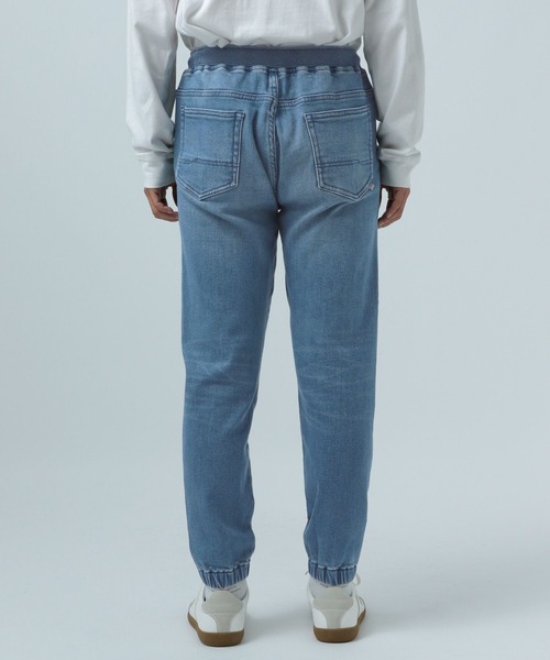 セール】[裏起毛・ストレッチ]【BFJ】ウォームジョグデニムパンツ