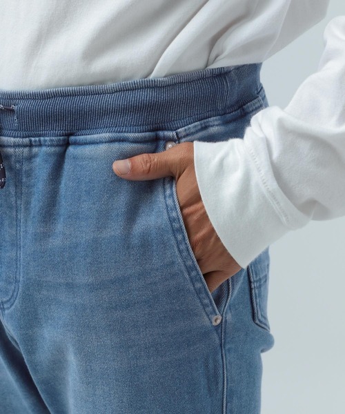 BAYFLOW（ベイフロー）の「[裏起毛・ストレッチ]【BFJ】ウォームジョグデニムパンツ（デニムパンツ・メンズ・グレー/ライトブルー/ダークブルー・LARGE/MEDIUM/SMALL）」の5枚目の写真