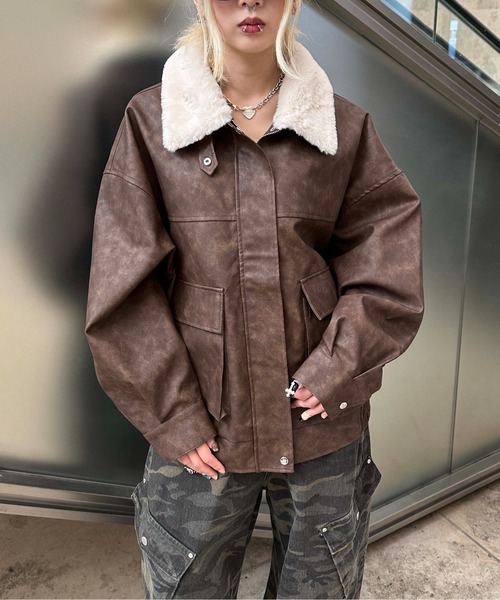 ※2/2で出品取り下げます。selenahelios フェイクファーブルゾン 2/2で出品取り下げます。selenahelios フェイクファーブルゾン 2/2で