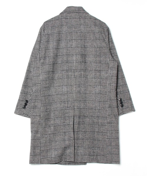 ８(eight)（エイト）の「ウールWブレストチェスターコート（チェスターコート・メンズ・グレー系その他2/ブラック/グレー系その他・LARGE/MEDIUM）」の5枚目の写真