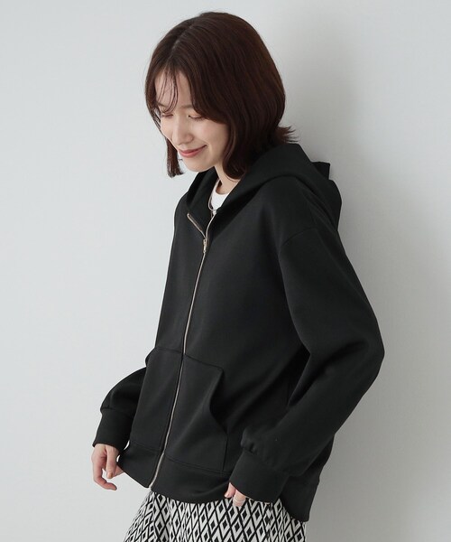 DOG DEPT ラメ裏毛 ジップパーカー＆ロングスカート セットアップ セール】ラメ裏毛ジップアップパーカー（カーディガン/ボレロ