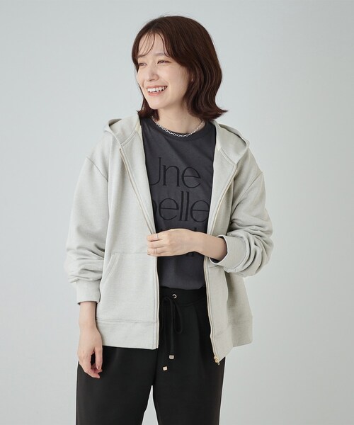 DOG DEPT ラメ裏毛 ジップパーカー＆ロングスカート セットアップ セール】ラメ裏毛ジップアップパーカー（カーディガン/ボレロ