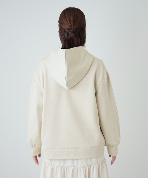 ラメ裏毛ジップアップパーカー（カーディガン/ボレロ）｜DRESKIP