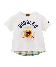 DOUBLE_B | 重ね着風半袖Tシャツ(Tシャツ/カットソー)