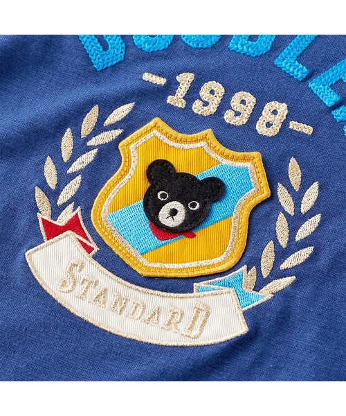 DOUBLE_B（ダブルビー）の「重ね着風半袖Tシャツ（Tシャツ/カットソー・キッズ・ホワイト/ネイビー・80ｃｍ/90cm/100cm/110cm/120cm/130cm）」の7枚目の写真