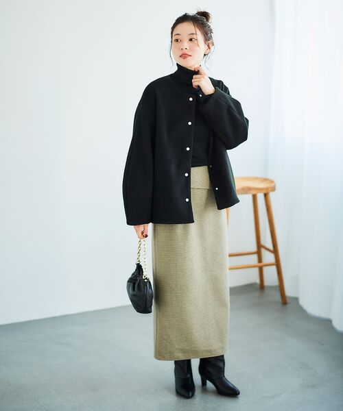 le.coeur blanc（ルクールブラン）の「リブタートルニット（ニット/セーター・レディース・オフホワイト/ホワイト系その他/ベージュ系その他3/グレイッシュベージュ/ブラック系その他/ブラック・38）」の17枚目の写真