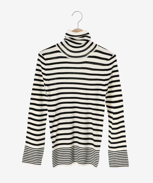 le.coeur blanc（ルクールブラン）の「リブタートルニット（ニット/セーター・レディース・オフホワイト/ホワイト系その他/ベージュ系その他3/グレイッシュベージュ/ブラック系その他/ブラック・38）」の18枚目の写真