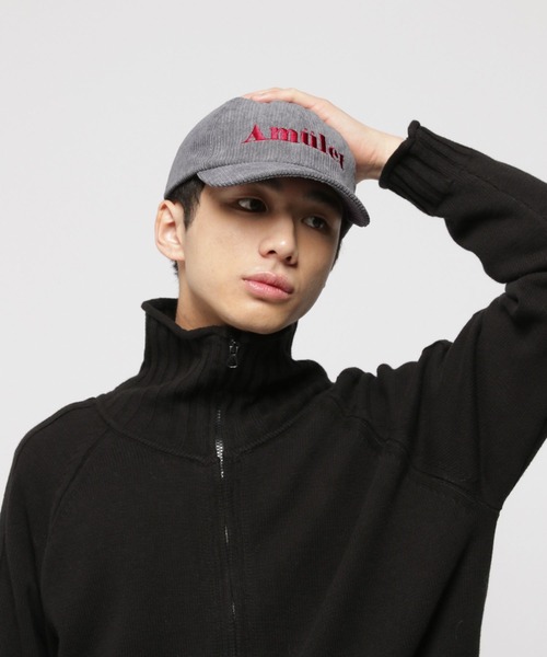 3.3 Field Trip （3.3フィールドトリップ）の「3.3 Field Trip／コーデュロイCAP（ニットキャップ/ビーニー・メンズ・ブラック/グレー・FREE）」の5枚目の写真