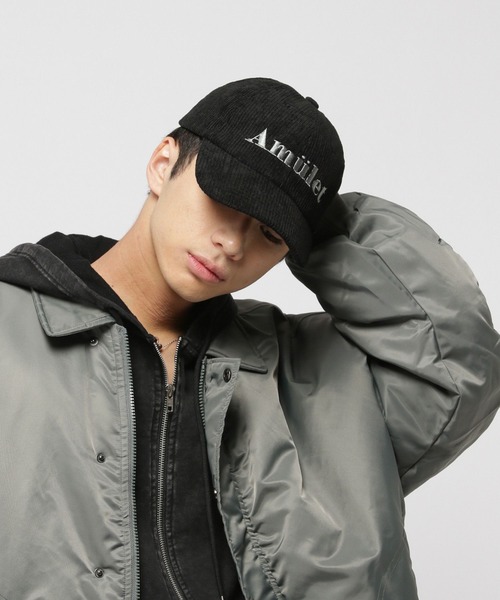 3.3 Field Trip （3.3フィールドトリップ）の「3.3 Field Trip／コーデュロイCAP（ニットキャップ/ビーニー・メンズ・ブラック/グレー・FREE）」の7枚目の写真