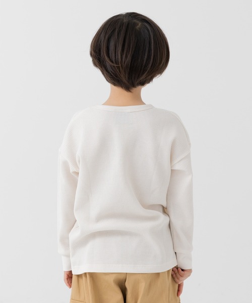 Tom＆Jerry（トムアンドジェリー）の「TOM&JERRY / トムアンドジェリー ワッフル長袖Tシャツ（Tシャツ/カットソー・キッズ・A/B/C/D・80ｃｍ/90cm/110cm/100cm/120cm/130cm/140cm）」の18枚目の写真