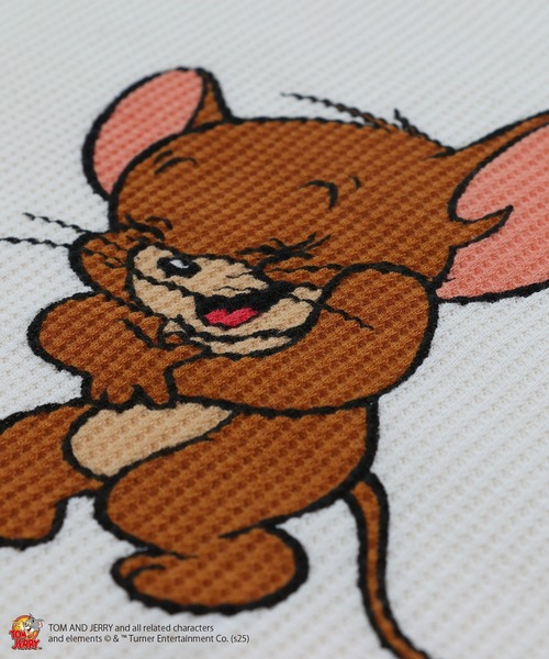 Tom＆Jerry（トムアンドジェリー）の「TOM&JERRY / トムアンドジェリー ワッフル長袖Tシャツ（Tシャツ/カットソー・キッズ・A/B/C/D・80ｃｍ/90cm/110cm/100cm/120cm/130cm/140cm）」の12枚目の写真