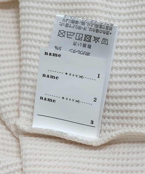 Tom＆Jerry（トムアンドジェリー）の「TOM&JERRY / トムアンドジェリー ワッフル長袖Tシャツ（Tシャツ/カットソー・キッズ・A/B/C/D・80ｃｍ/90cm/110cm/100cm/120cm/130cm/140cm）」の10枚目の写真