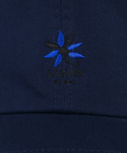 LANVIN en Bleu（ランバンオンブルー）の「【LANVIN en Bleu ESSENTIAL】HALLES / ”マルグリット” ツイルキャップ（キャップ・メンズ・ネイビー/ライトベージュ/ブラック・FREE）」の9枚目の写真