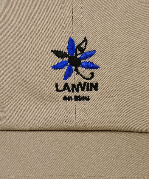 LANVIN en Bleu（ランバンオンブルー）の「【LANVIN en Bleu ESSENTIAL】HALLES / ”マルグリット” ツイルキャップ（キャップ・メンズ・ネイビー/ライトベージュ/ブラック・FREE）」の8枚目の写真