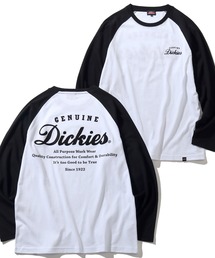 【GENUINE DICKIES/ジェニュインディッキーズ】ラグラン ロングスリーブ バックデザインTシャツ