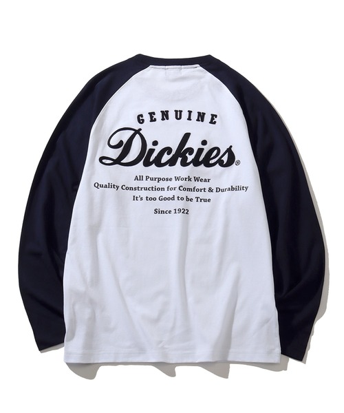 Dickies(ディッキーズ)の「【GENUINE DICKIES/ジェニュインディッキーズ】ラグラン ロングスリーブ バックデザインTシャツ(Tシャツ/カットソー・メンズ・ネイビー/ブラック・M/L/XL)」の18枚目の写真