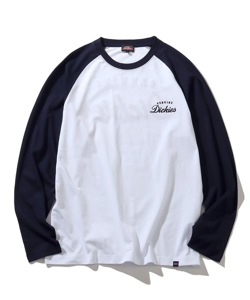 Dickies(ディッキーズ)の「【GENUINE DICKIES/ジェニュインディッキーズ】ラグラン ロングスリーブ バックデザインTシャツ(Tシャツ/カットソー・メンズ・ネイビー/ブラック・M/L/XL)」の17枚目の写真