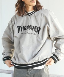 THRASHER(XbV[)NYLON PILLOVER TOPS/uCuhShJiCvI[o[gbvX(̑gbvX)