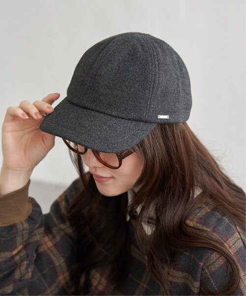 LBC（エルビーシー）の「フラノキャップ（キャップ・レディース・チャコール/ネイビー/キャメル・FREE）」の2枚目の写真