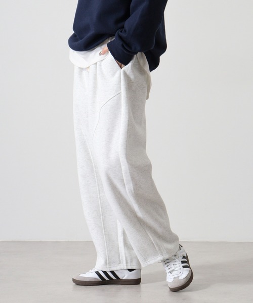 ユニセックス 無地スラックススウェットパンツ（スウェットパンツ）｜FUNALIVE（ファンアライブ）