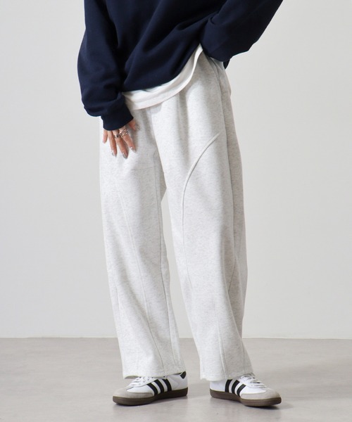 ユニセックス 無地スラックススウェットパンツ（スウェットパンツ）｜FUNALIVE（ファンアライブ）