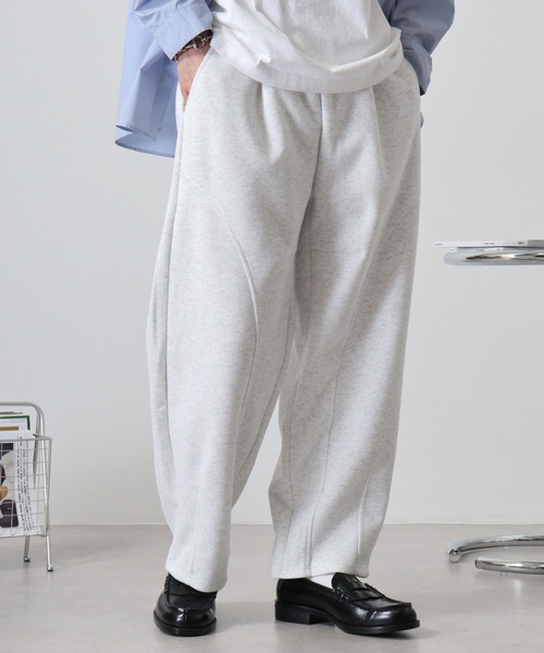 ユニセックス 無地スラックススウェットパンツ（スウェットパンツ）｜FUNALIVE（ファンアライブ）