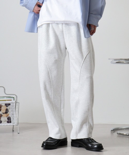 ユニセックス 無地スラックススウェットパンツ（スウェットパンツ）｜FUNALIVE（ファンアライブ）