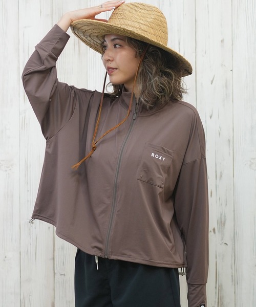 ROXY/ロキシージップアップラッシュガード/水陸両用/着るUVケア RLY251040